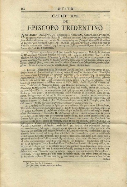 De episcopo tridentino.