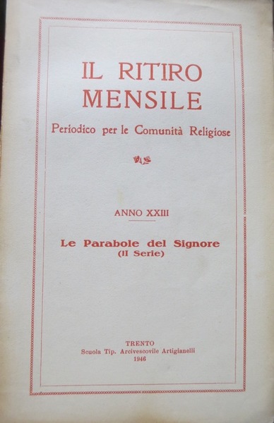 Le parabole del Signore (II serie).