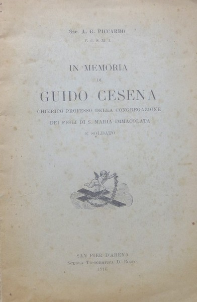 In memoria di Guido Cesena: chierico professo della congregazione dei …