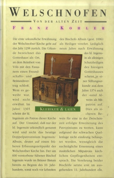 Welschnofen von der alten Zeit.