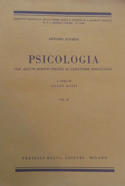 Psicologia: volume II.