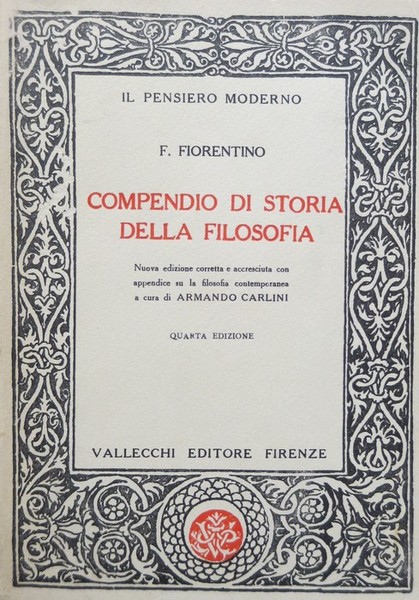 Compendio di storia della filosofia: 2.1.III. La filosofia moderna.