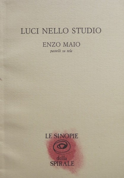 Luci nello studio: Enzo Maio: pastelli su tela.