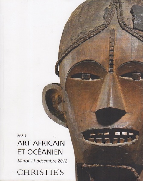 Art Africain et OcÃ¨anien. Mardi 11 dÃ©cembre 2012.