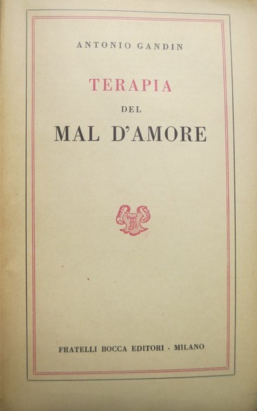 Terapia del mal d'amore.