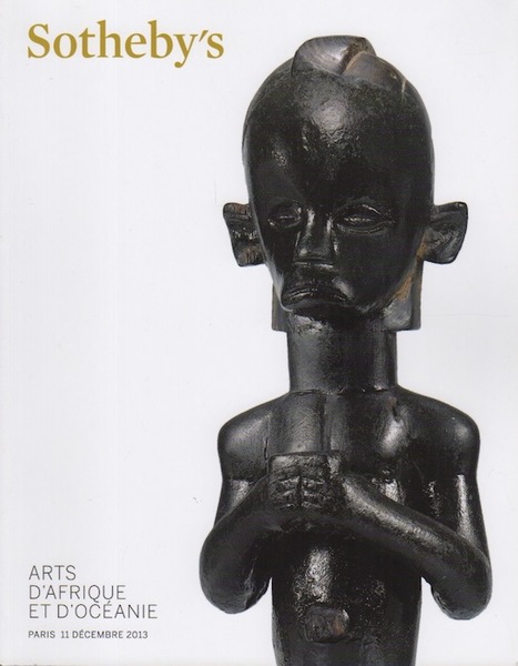 Arts d'Afrique et d'OcÃ©anie. Paris, 11 DÃ©cembre 2013.