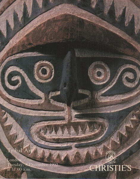 Tribal Art. Tuesday, 8 December 1992.