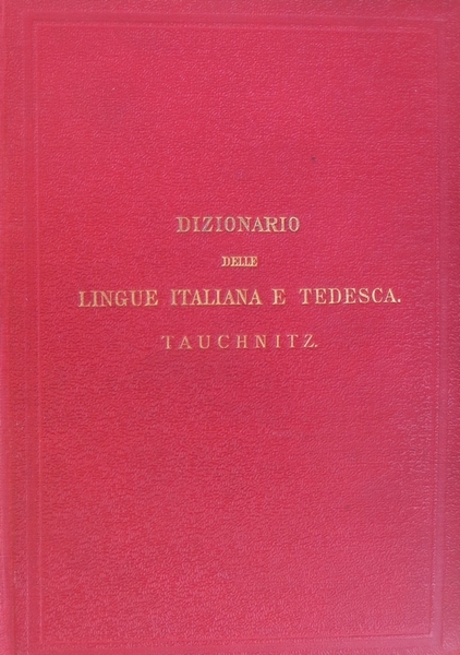 Nuovo dizionario tascabile italiano-tedesco e tedesco-italiano.