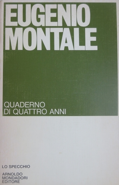 Quaderno di quattro anni.