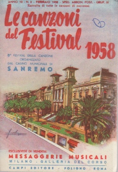 Le canzoni del Festival 1958.