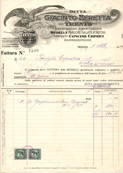Ditta Giacinto Beretta: Trento.