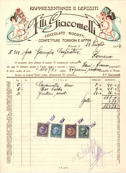 Fratelli Giacomelli: Trento.