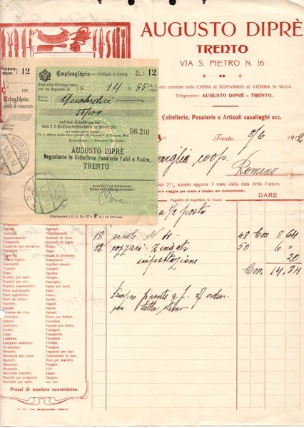 Augusto DiprÃ¨: Trento.