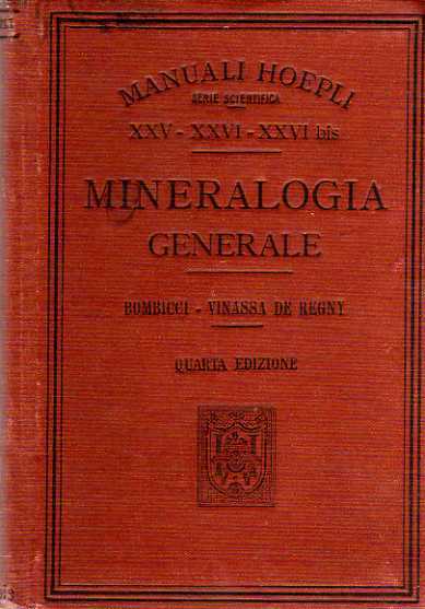 Mineralogia generale.