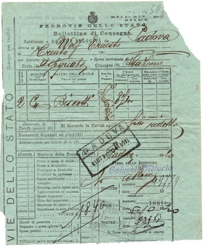 Premiato biscottificio Vittorio Colussi: Padova.