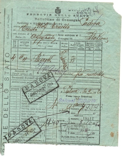 Premiato biscottificio Vittorio Colussi: Padova.