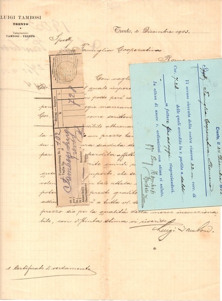 Luigi Tambosi: Trento.