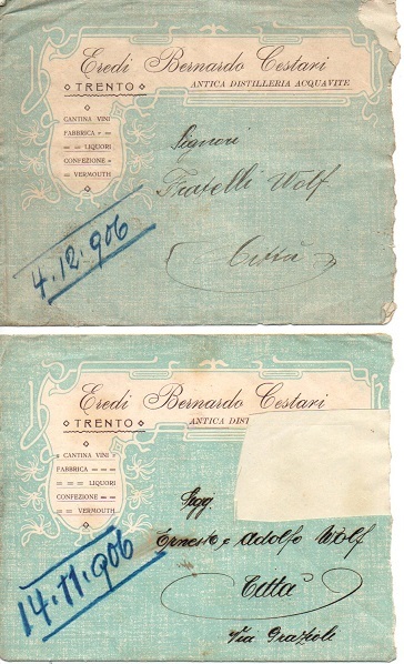 Eredi Bernardo Cestari: Trento.