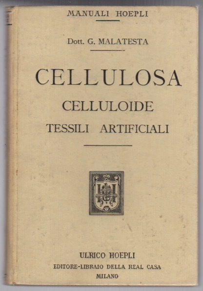 Cellulosa, celluloide, tessili artificiali.