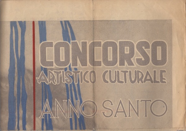 Concorso artistico culturale: Anno Santo: GioventÃ¹ italiana di Azione Cattolica: …