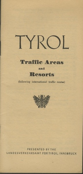 Tyrol Traffic Areas and resorts.