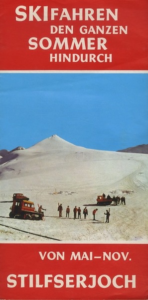 Skifahren den Ganzen Sommer hindurch, Stilfserjoch, Bozen.