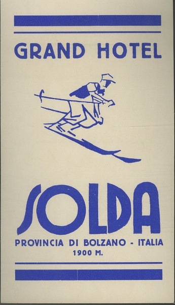 Grand hotel Solda, Bolzano.