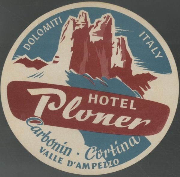 Hotel Pluner, Carbonin-Cortina, Valle D'Ampezzo.