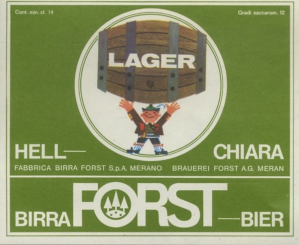 Birra Forst Lager Hell chiara.