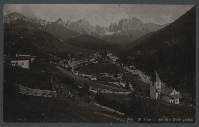 845. St. Cyprian mit dem Rosengarten. (San Cipriano con il …