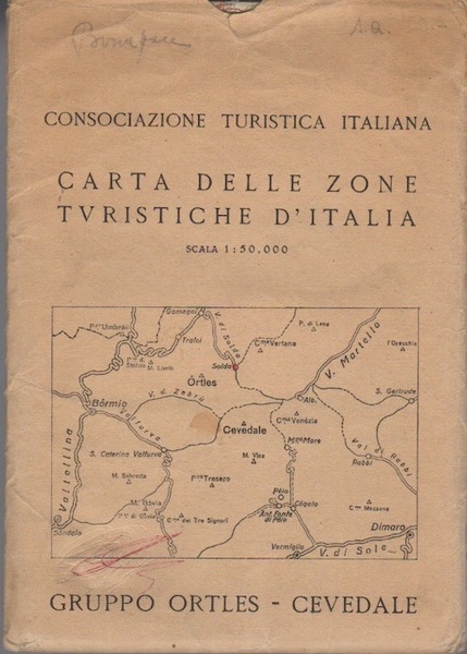 Carta delle zone turistiche d'Italia: Gruppo Orles-Cevedale.