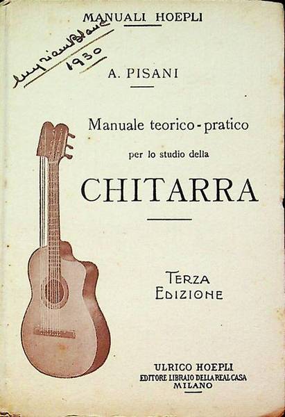 Manuale teorico-pratico per lo studio della chitarra.