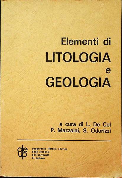 Elementi di litologia e geologia.