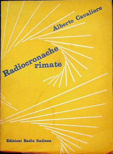 Radiocronache rimate.