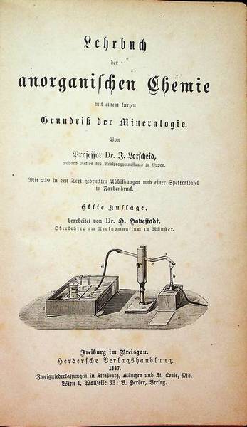 Lehrbuch der anorganischen Chemie mit einem kurzen Grundriss der Mineralogie.