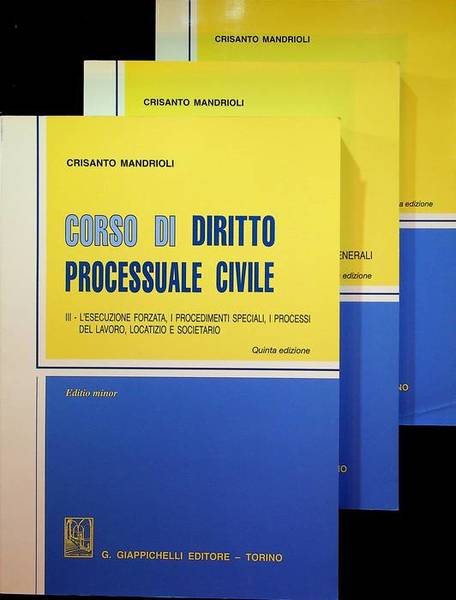 Corso di diritto processuale civile: I - Nozioni introduttive e …