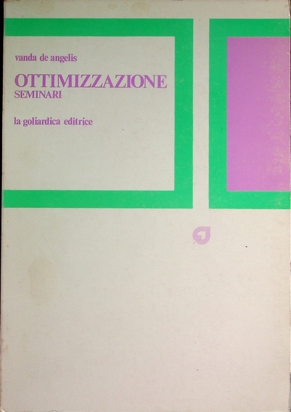 Ottimizzazione: seminari.