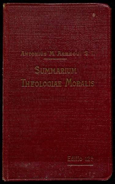 Summarium theologiae moralis: ad recentem Codicem iuris canonici accomodatum.