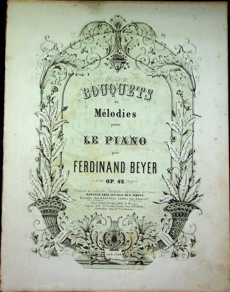 Bouquets de mÃ©lodies pour le piano: Op. 42.