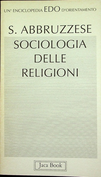 Sociologia delle religioni.