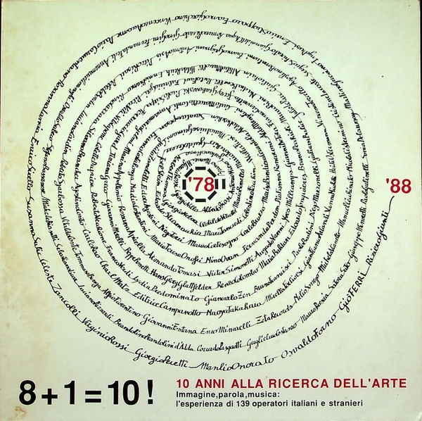 8+1: 10 anni alla ricerca dell'arte: immagine, parola, musica: l'esperienza …