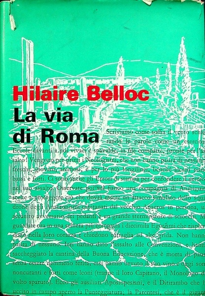 La via di Roma.