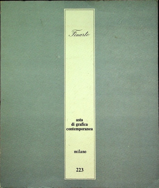 Vendita pubblica all'asta di grafica contemporanea: 16-17 dicembre 1975.