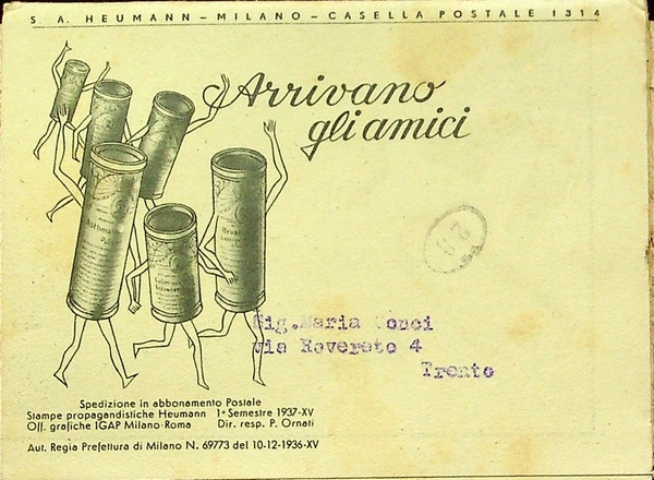 Arrivano gli amici: S.A. Heumann: Milano.