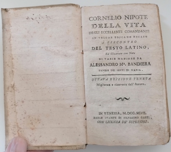 Della vita degli eccellenti comandanti in volgar toscano recato a …