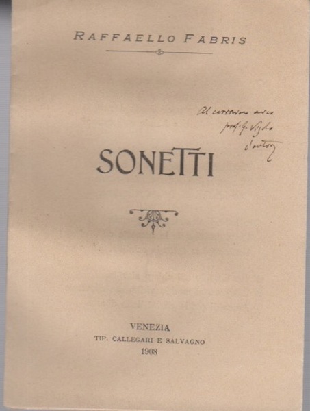 Sonetti.