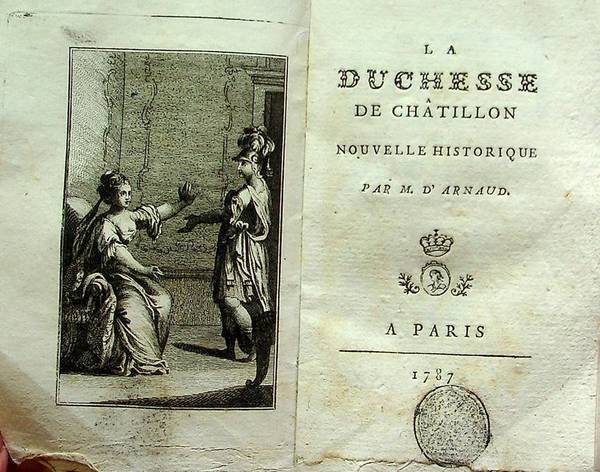 La duchesse de Chatillon nouvelle historique par m. d'Arnaud.