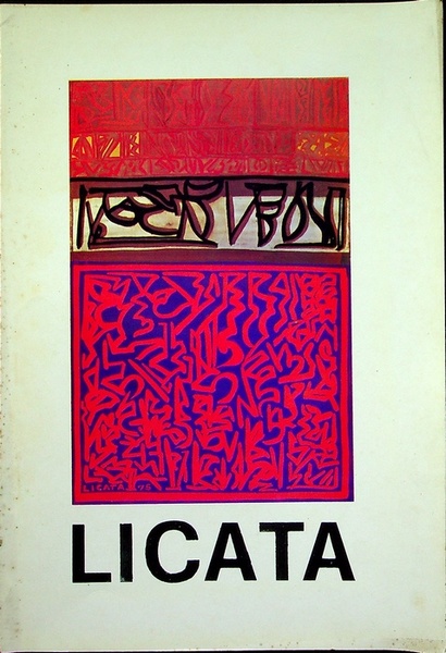 Riccardo Licata: mostra antologica: dal 4 al 19 febbario '78.