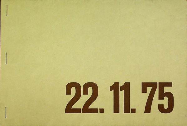 22.11.75. Abendausstellung in der MetallgieÃŸerei Lenze, KÃ¶ln 1975: Hans Peter …
