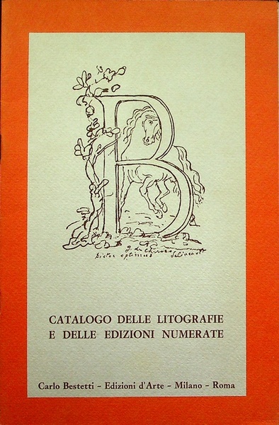 Catalogo delle litografie e delle edizioni numerate.